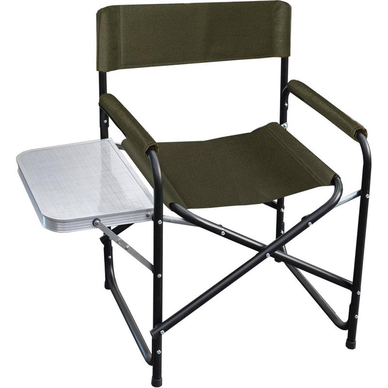 Стул складной+стол с подлокотниками Хаки