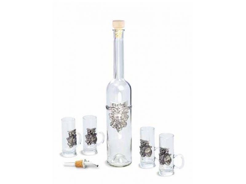 Набор для водки 6 предметов "Obstler"
