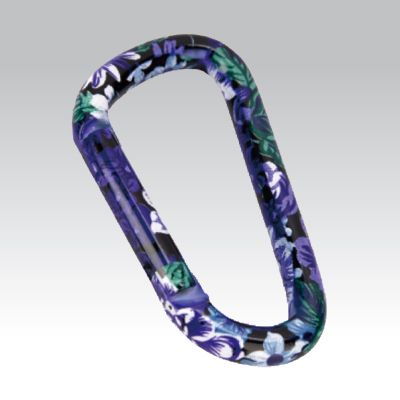 Брелок Карабин Лиловый цветок d 6*60мм