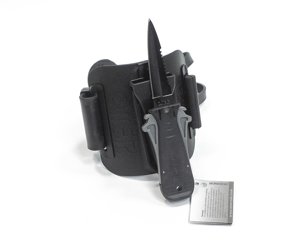 Нож водолазный "MiniLaser" с креп. на руку