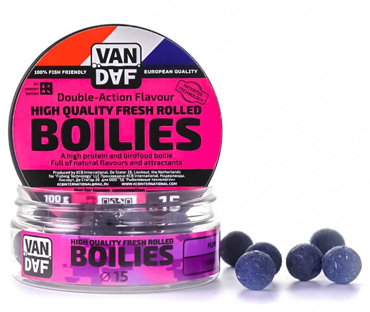 Бойлы Plum 15мм, 100 г, слива